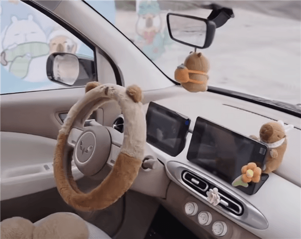 聯名卡皮巴拉小黃豚！五菱宏光MINIEV四門版實車曝光